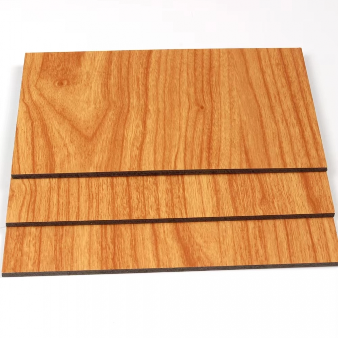 3â4mm PVDF Wood Grain ACP Panels, Interior Exterior Facade Wall Cladding