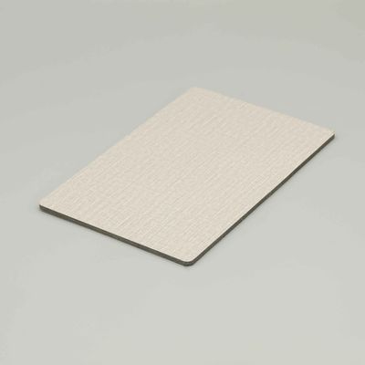 दीवार की सजावट के लिए 1220*2440mm आकार में 4mm मोटाई का मौसम प्रतिरोधी PVDF एल्यूमीनियम कम्पोजिट पैनल