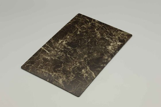 1220 X 2440MM 4MM संगमरमर एसीपी कम्पोजिट पैनल 3mm एल्यूमीनियम कम्पोजिट