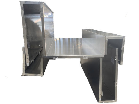 बहुविध क्षरण विरोधी अपरंपरागत आकार एल्यूमीनियम मुखौटा दीवार फ्लोरोकार्बन लेपित विरोधी स्थैतिक बाहरी दीवार