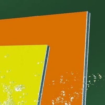 भवन दीवार सजावट के लिए पीई एल्यूमीनियम कम्पोजिट पैनल 3 मिमी 6 मिमी